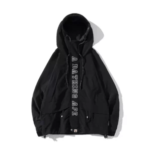 BAPE Classic Solid Embroidered Letters Hoodie