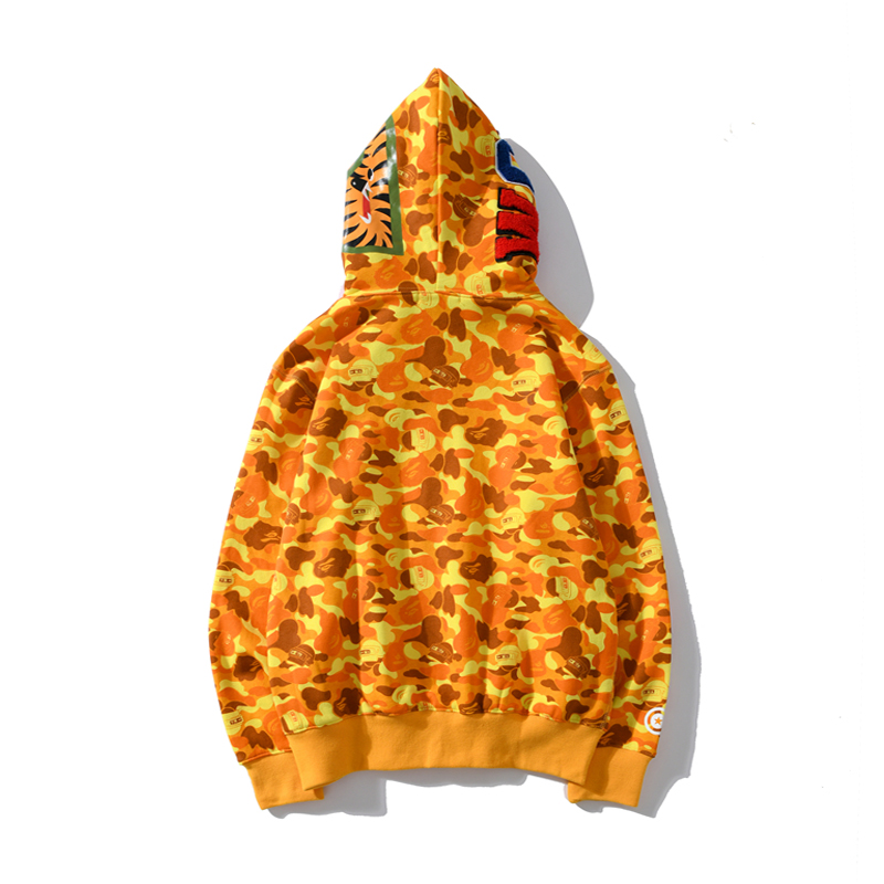 Orange x XO BAPE Shark Hoodie - Bape Hoodie
